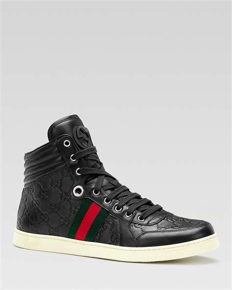 gucci men's high top shoes|Gucci high top sneaker.